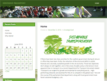 Tablet Screenshot of greeningtransport.co.uk